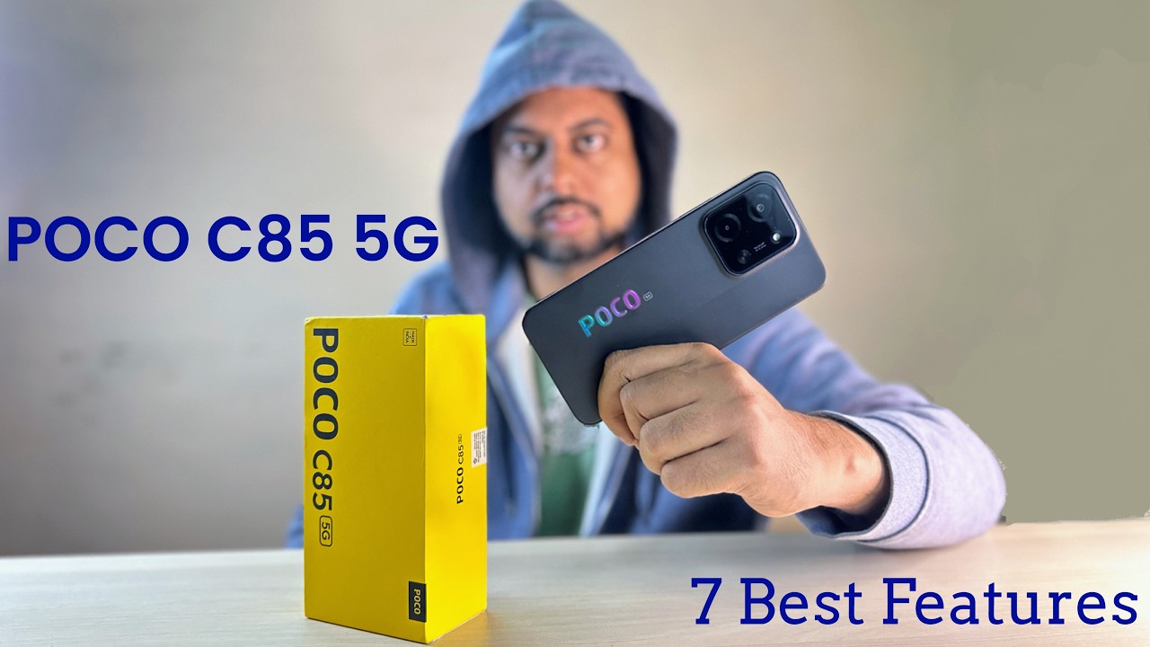 POCO C85 5G – From Design to Power, 7 Features That Impress 💥