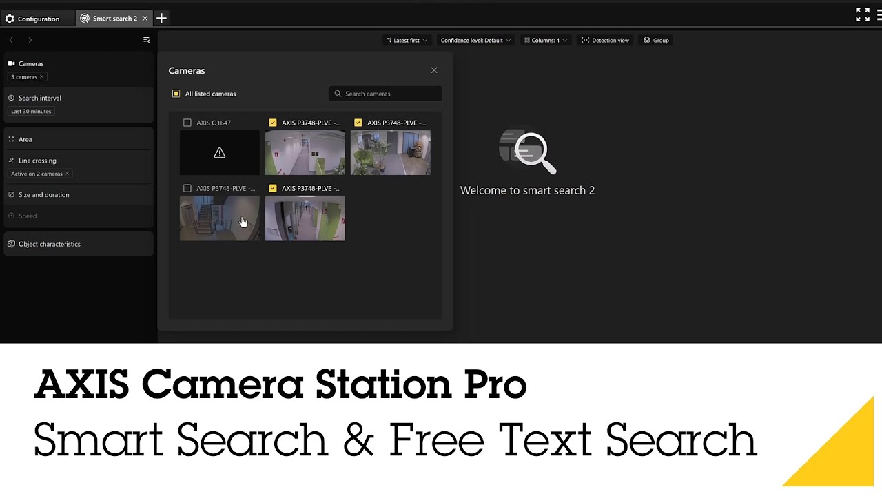 AXIS Camera Station Pro: Unlock Efficient Investigations with Smart Search & Free Text Search