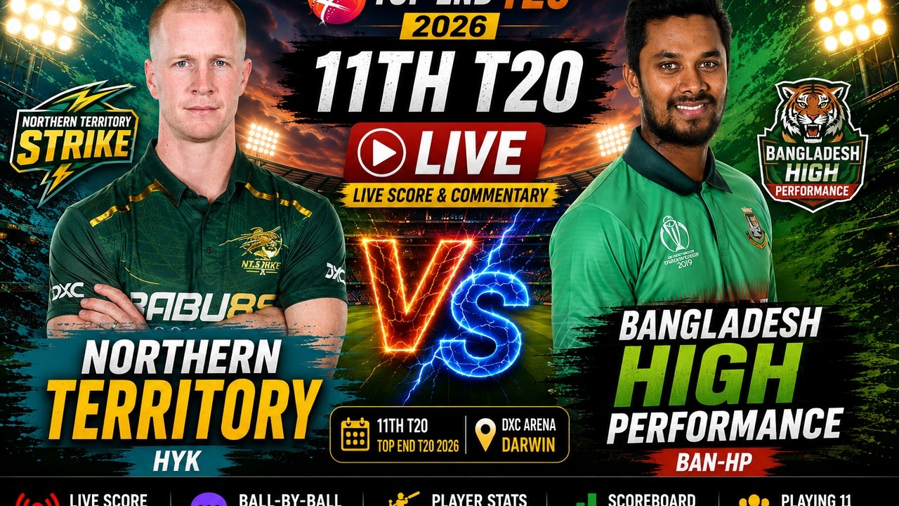 🔴LIVE: Bangladesh High Performance Vs Victoria 11th Match | Top End T20 2026 | Live Score Commentary