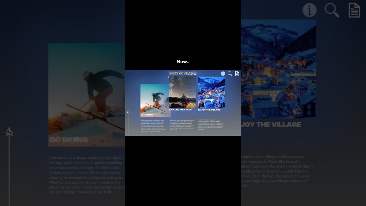 Switzerland Powerpoint Presentation. #powerpoint #aesthetics #slidedesign #powerpointskills #study