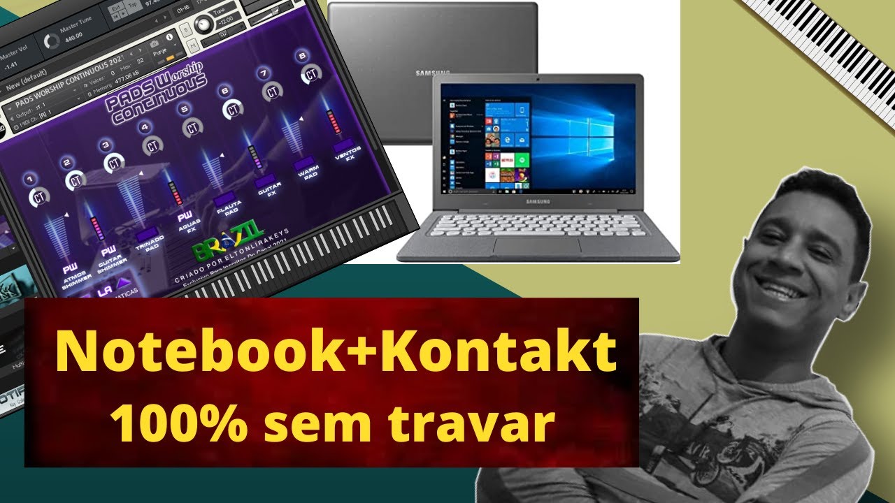 Notebook lento com Kontakt sem travar / PROBLEMAS RESOLVIDO