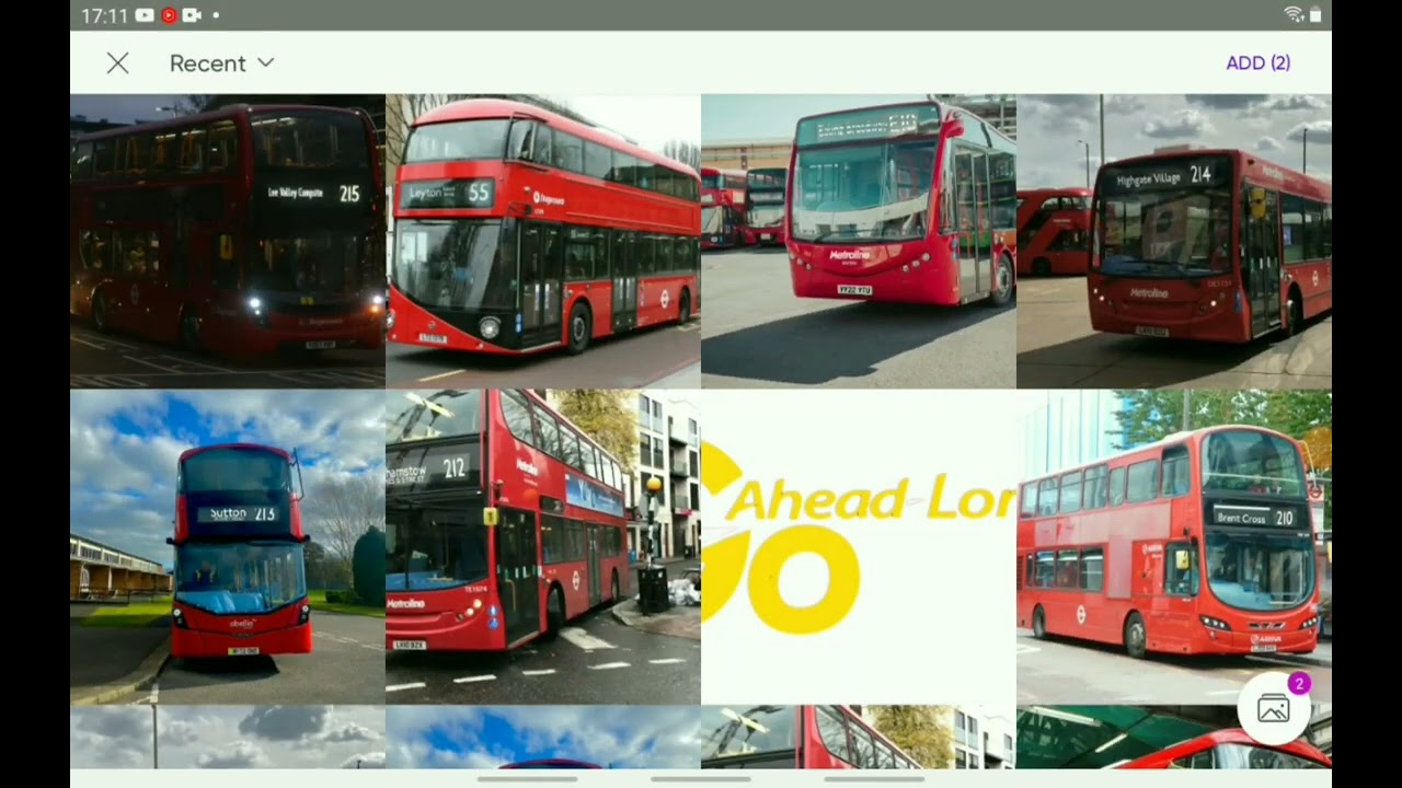 Possible Tenders | Routes 215 - 229 + EL1 & EL2 | Photoshop Timelapse