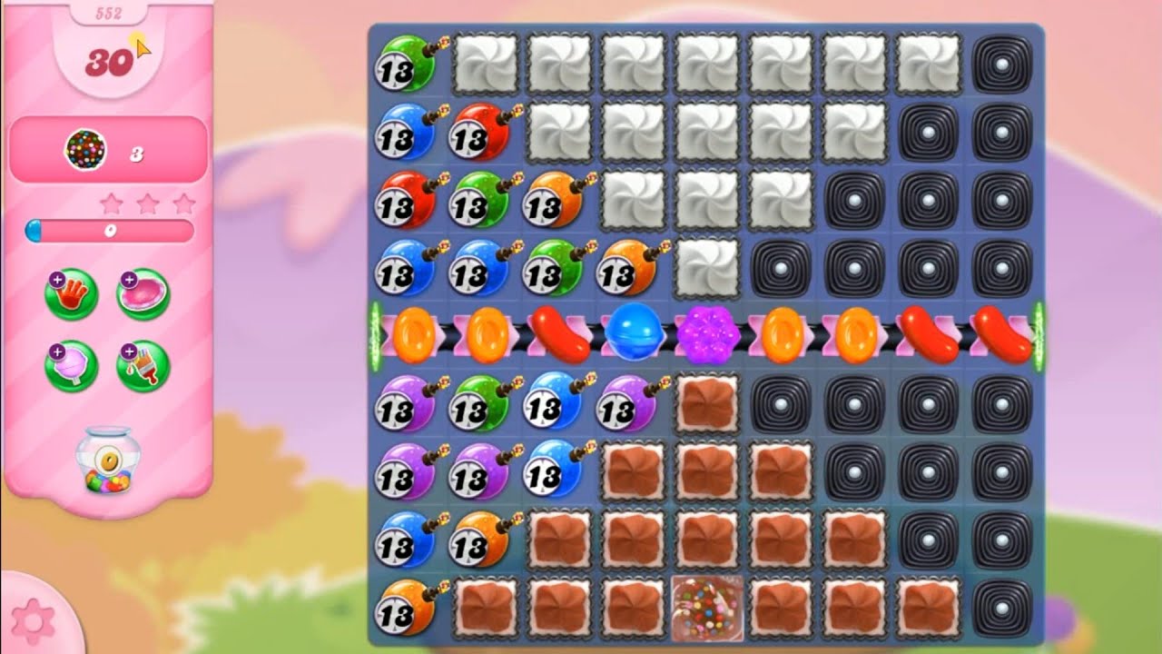 Candy Crush Saga Level 552 NO BOOSTERS