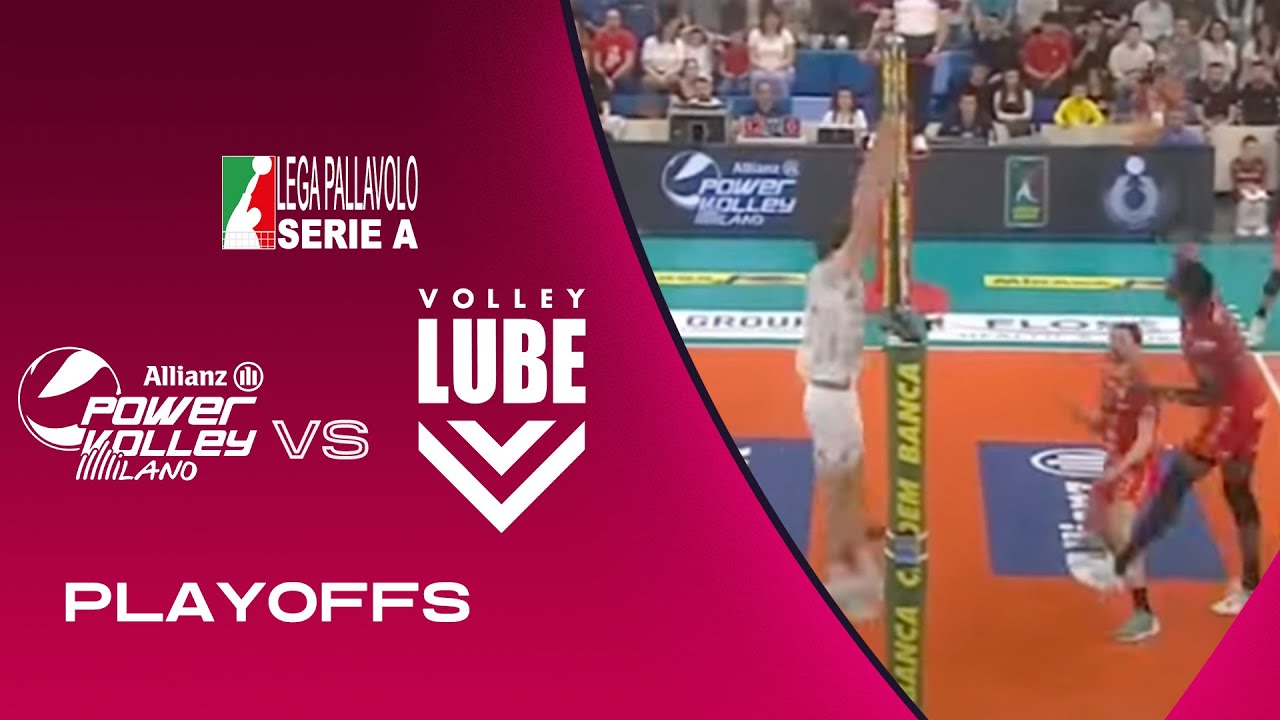 Milano vs Lube | Highlights | SuperLega | Matchday Playoffs