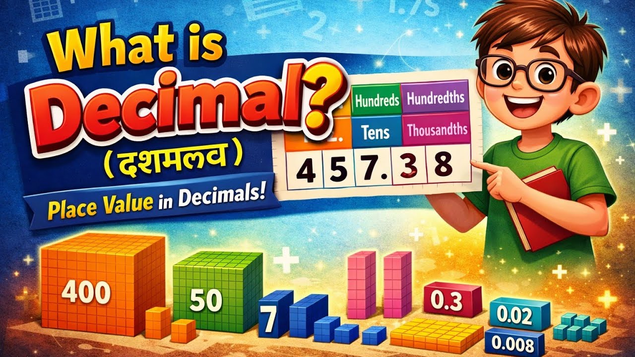 What is Decimal (दशमलव ) ? | Place Value in Decimals | Basic Math's