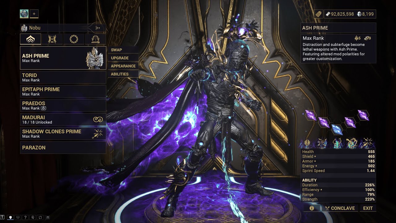 Warframe Maximum Investment - Ash Prime | Isleweaver