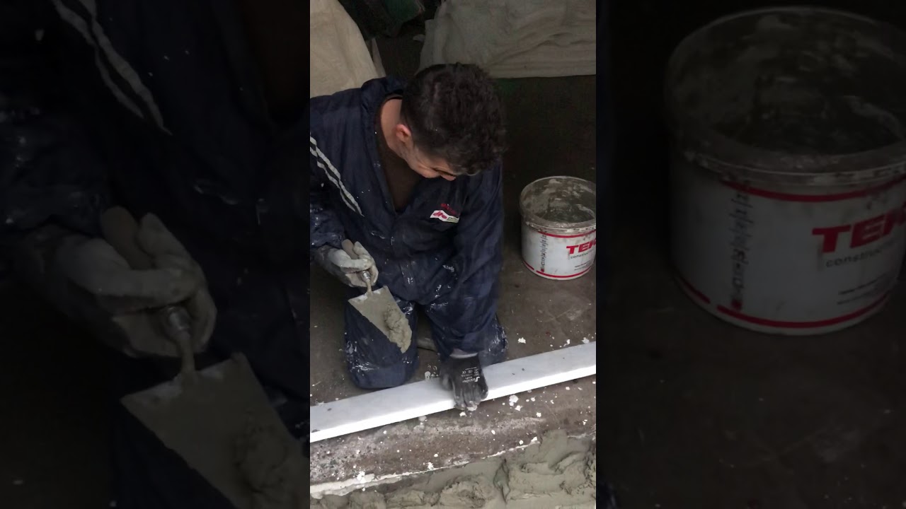Kalekim ile kapı eşik uygulaması
