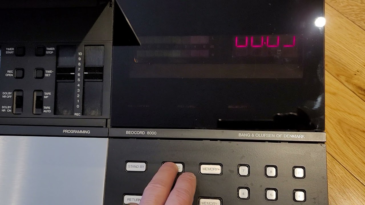 bang & olufsen Beocord 8000 demo