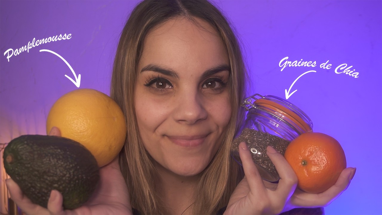 ASMR 🥑🛍️ Retour de courses 🤍
