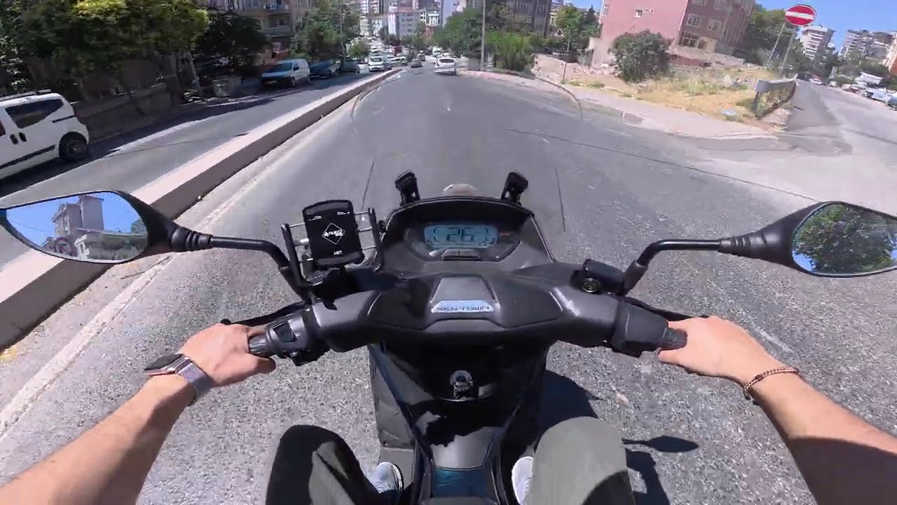 Kymco Skytown 125 Artçılı Test Sürüşü | Önce sürüş sonra inceleme