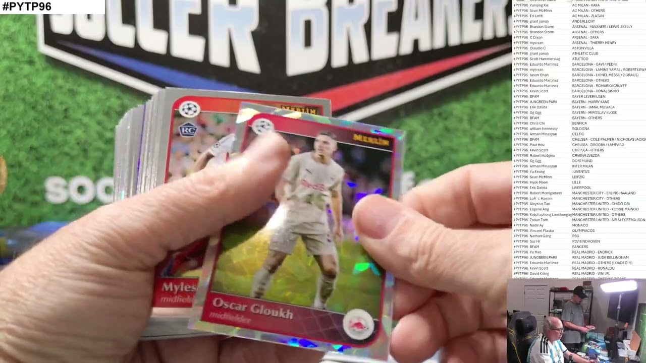 2024-25 Topps UEFA Chrome MERLIN Club Competitions MER25 Soccer 12 Hobby Box PYTP Case Break #PYTP96