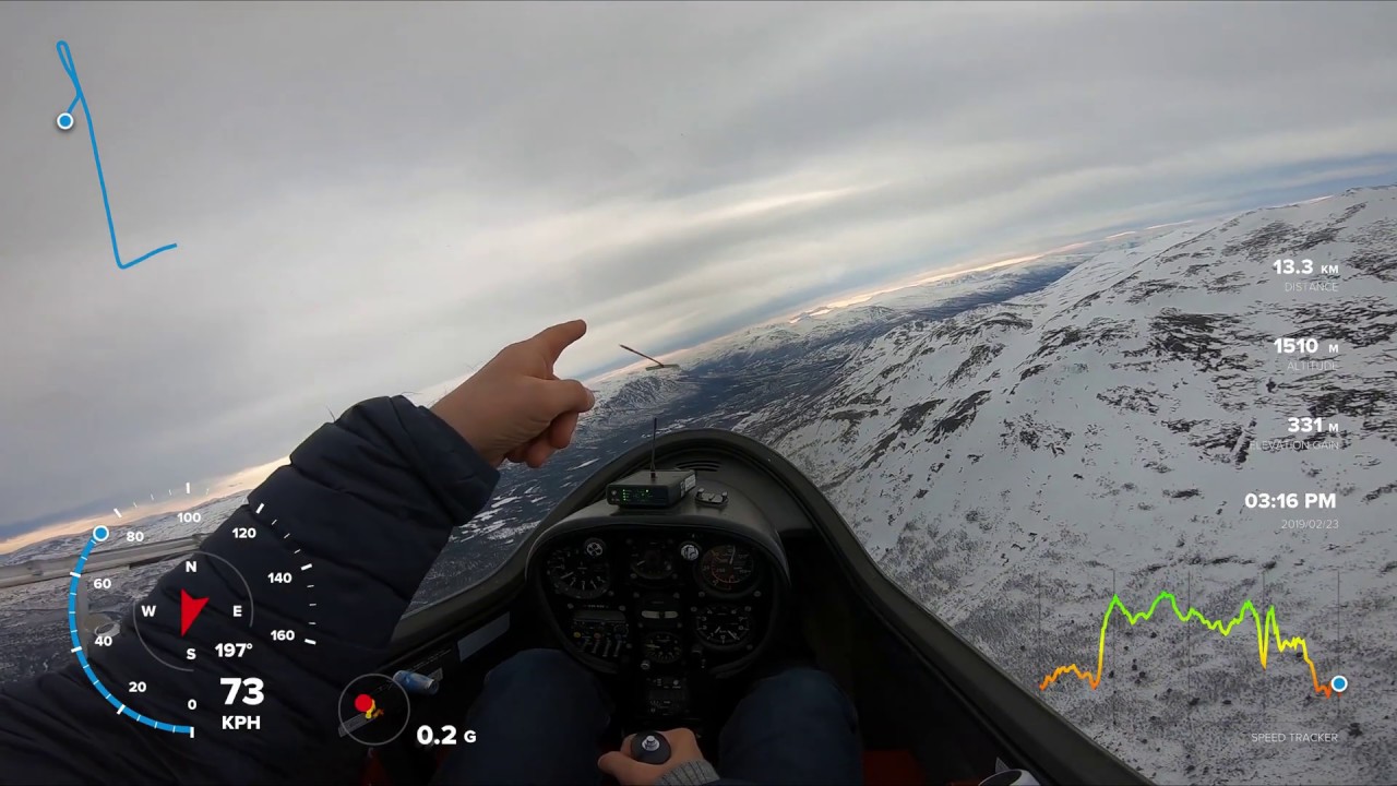 Glider lesson - Wave 4k