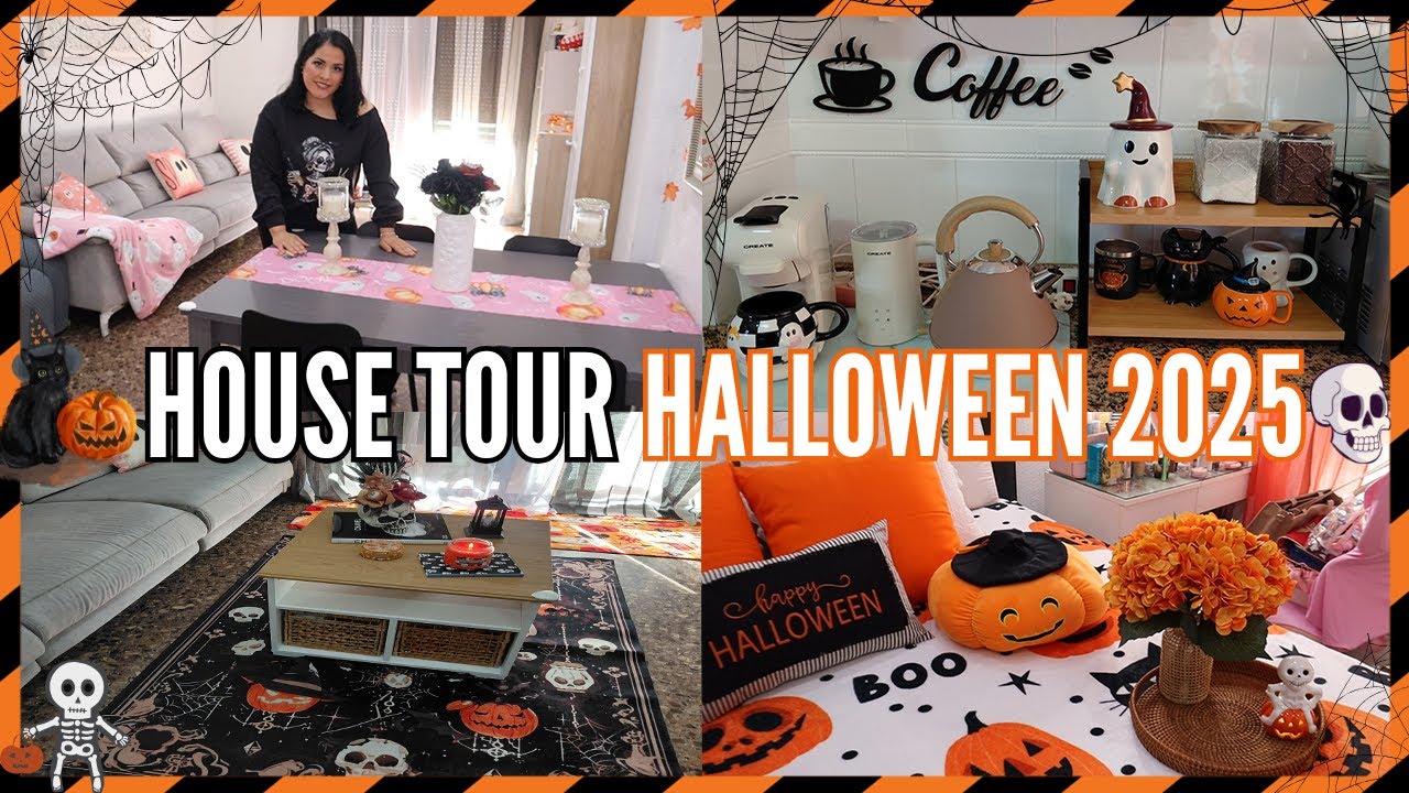 🏠HOUSE TOUR🎃HALLOWEEN 2025👻AS&Iacute; DECORE MI CASA PARA HALLOWEEN💀