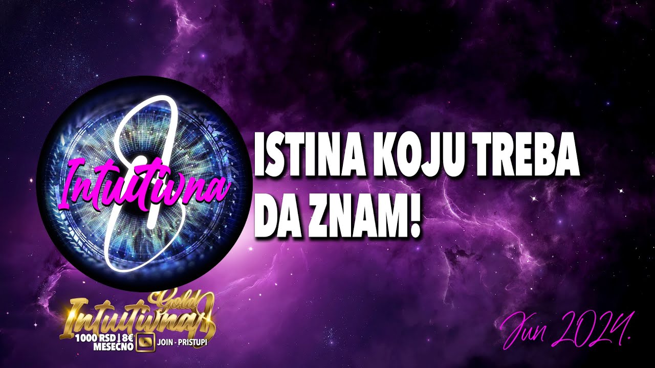 🌟ISTINA KOJU TREBA DA ZNAM!🌟 Tarot citanje 🔮 Grupno otvaranje @Intuitivna8