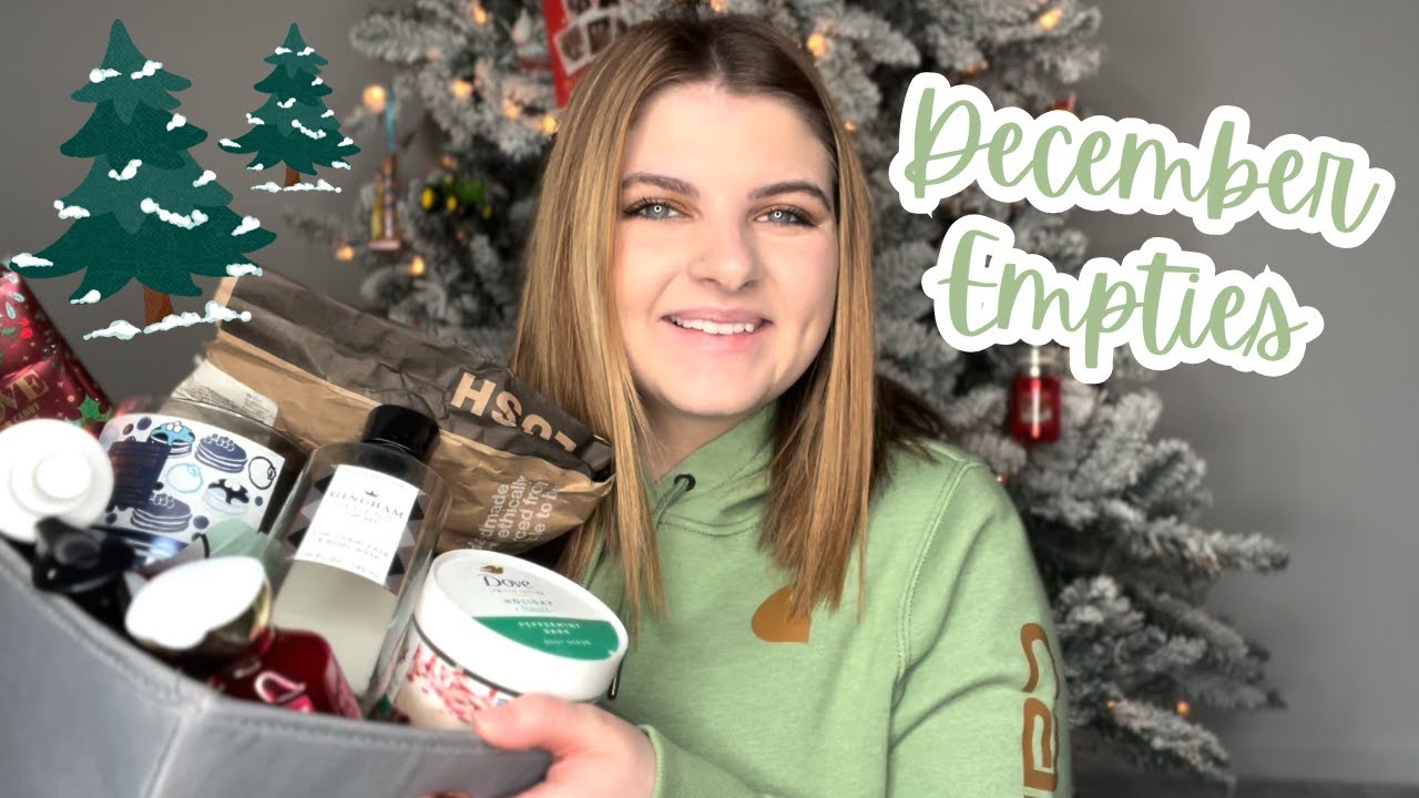 December Bath and Body Works and Hygiene Empties *so many empties*