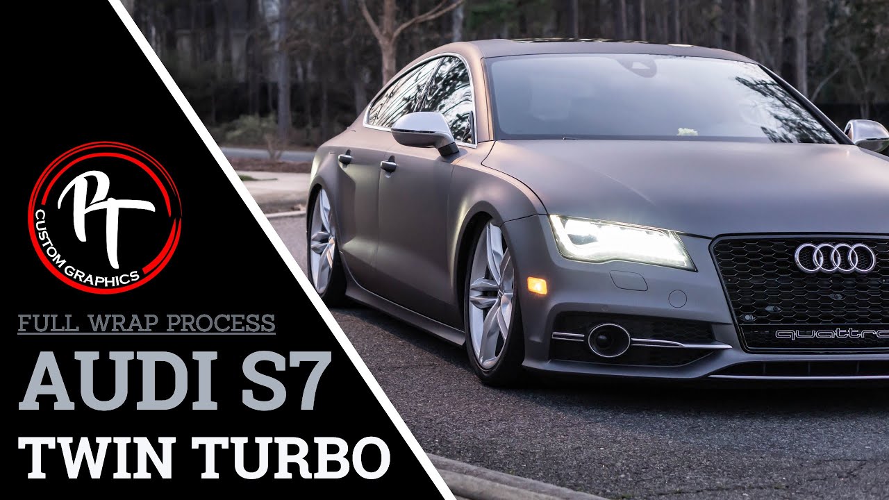 2013 Audi S7 TT | Color Change Wrap | Timelapse | PT Custom Graphics