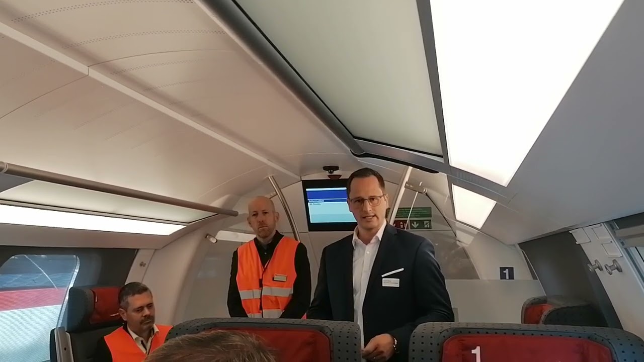 Grusswort von Lucius Gerig, Stadler, zum neuen SBB IR-Dosto