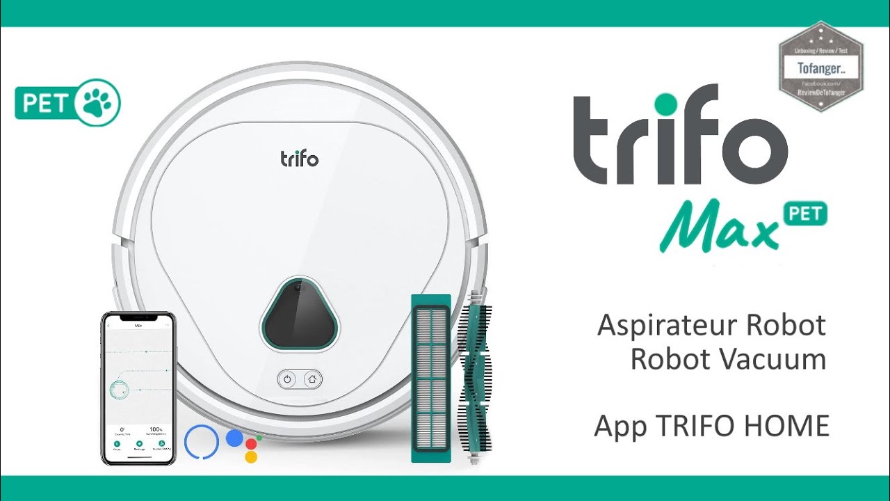 Робот-пылесос Trifo MAX Pet - Приложение Trifo Home - Встроенная камера наблюдения - Распаковка