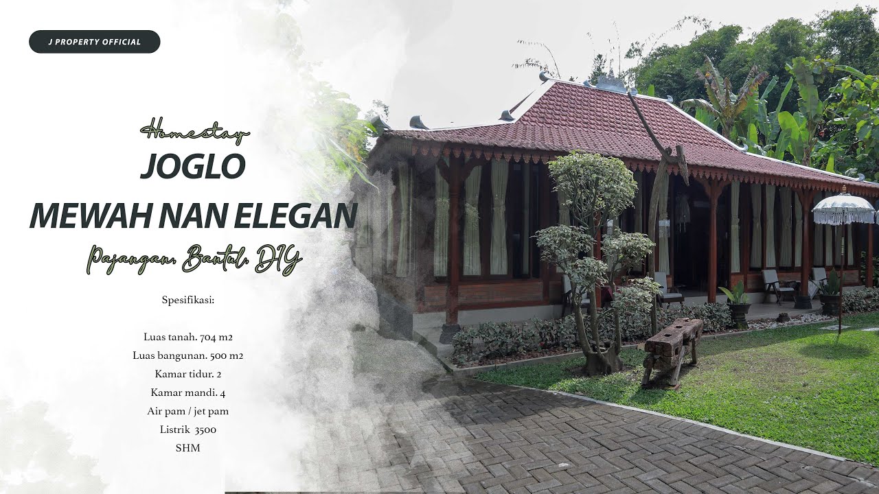 HOMESTAY JOGLO MEWAH LUAR DALAM #jogjabanget