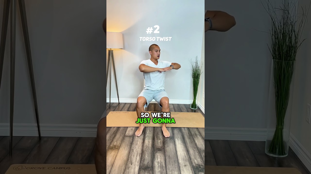 Gentle Chair Exercises for Stomach Bloat