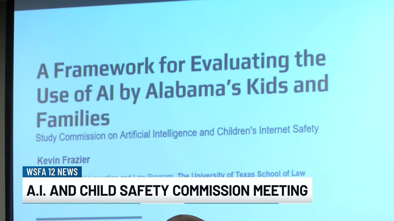 Commission on AI and kids online safety meets in Montgomery