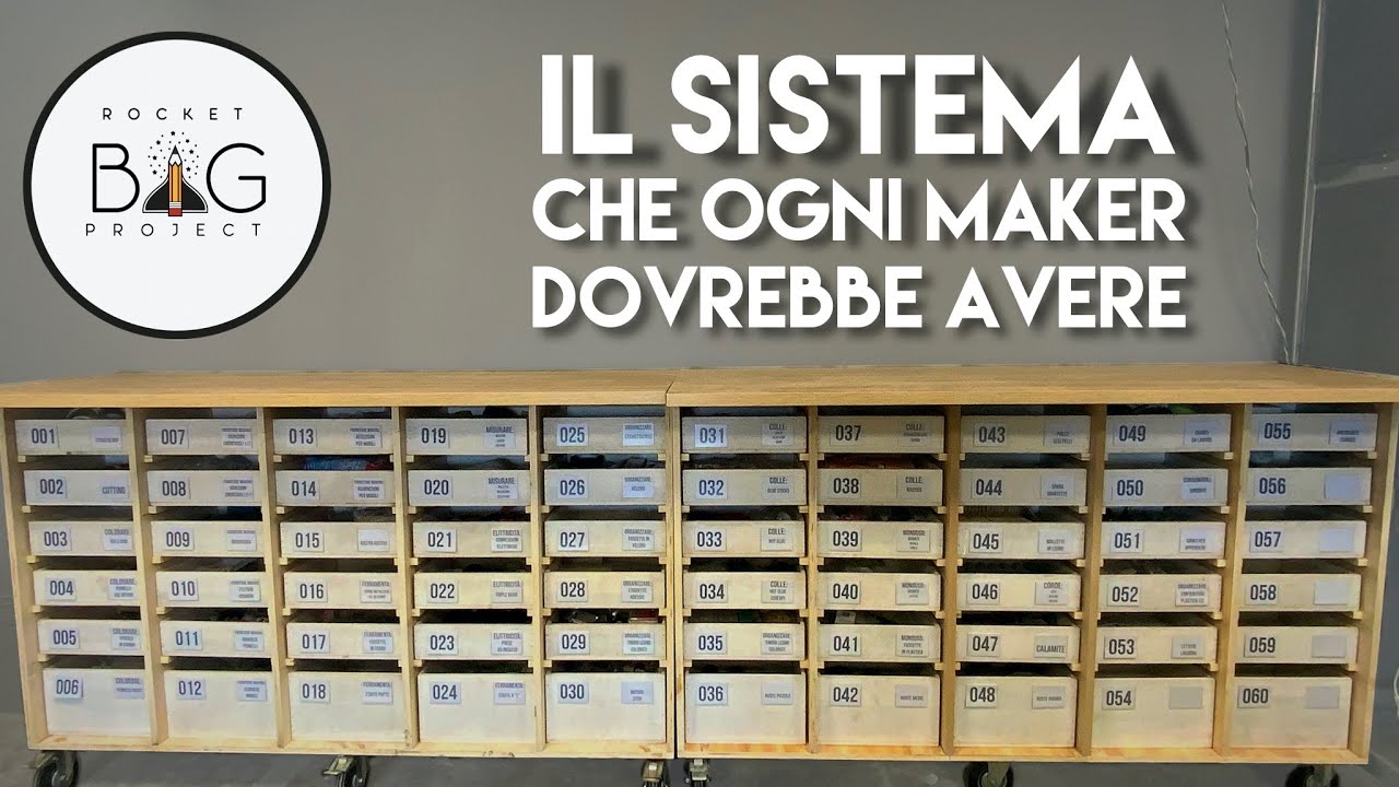 🔥 Come ORGANIZZARE al meglio il LABORATORIO - Big Rocket Project 🚀