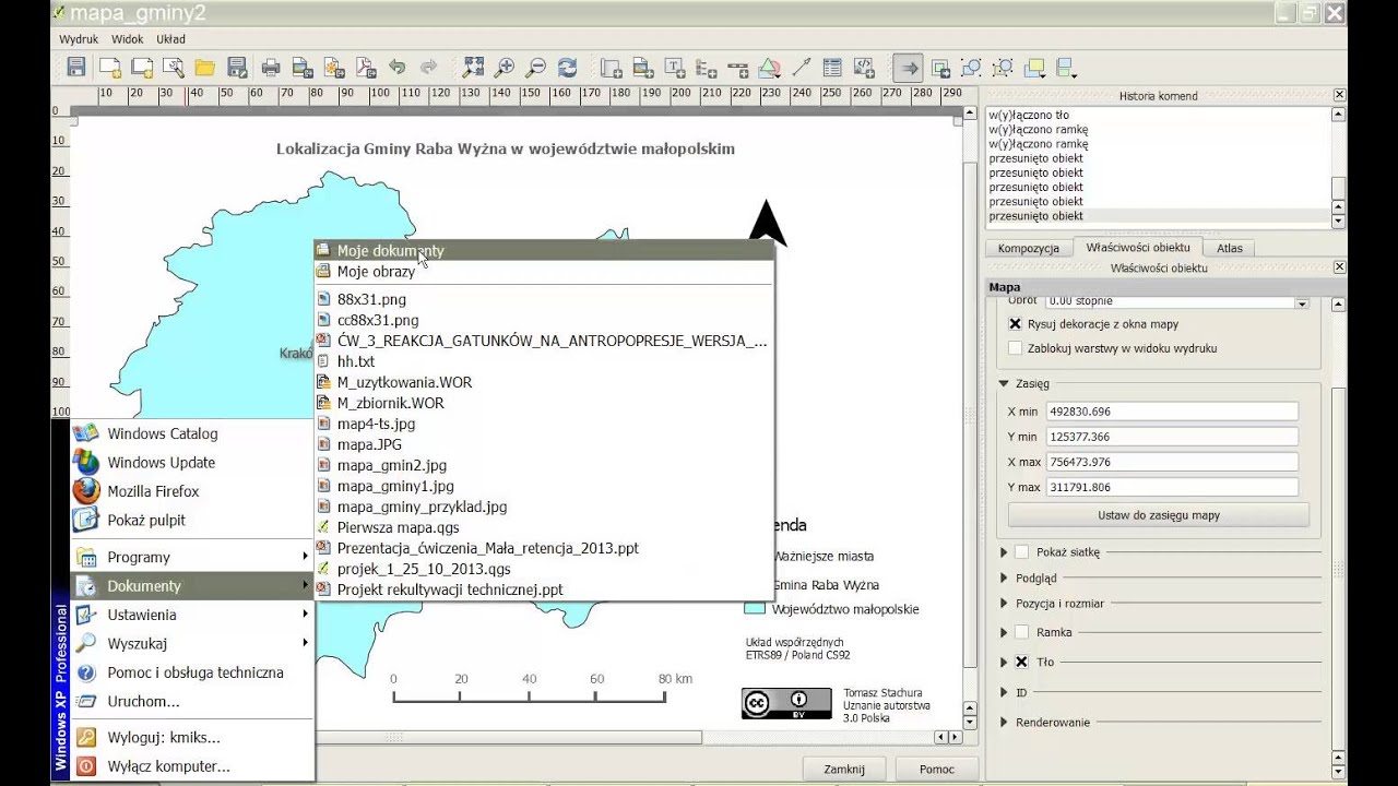 Redakcja mapy w QGIS 2.0