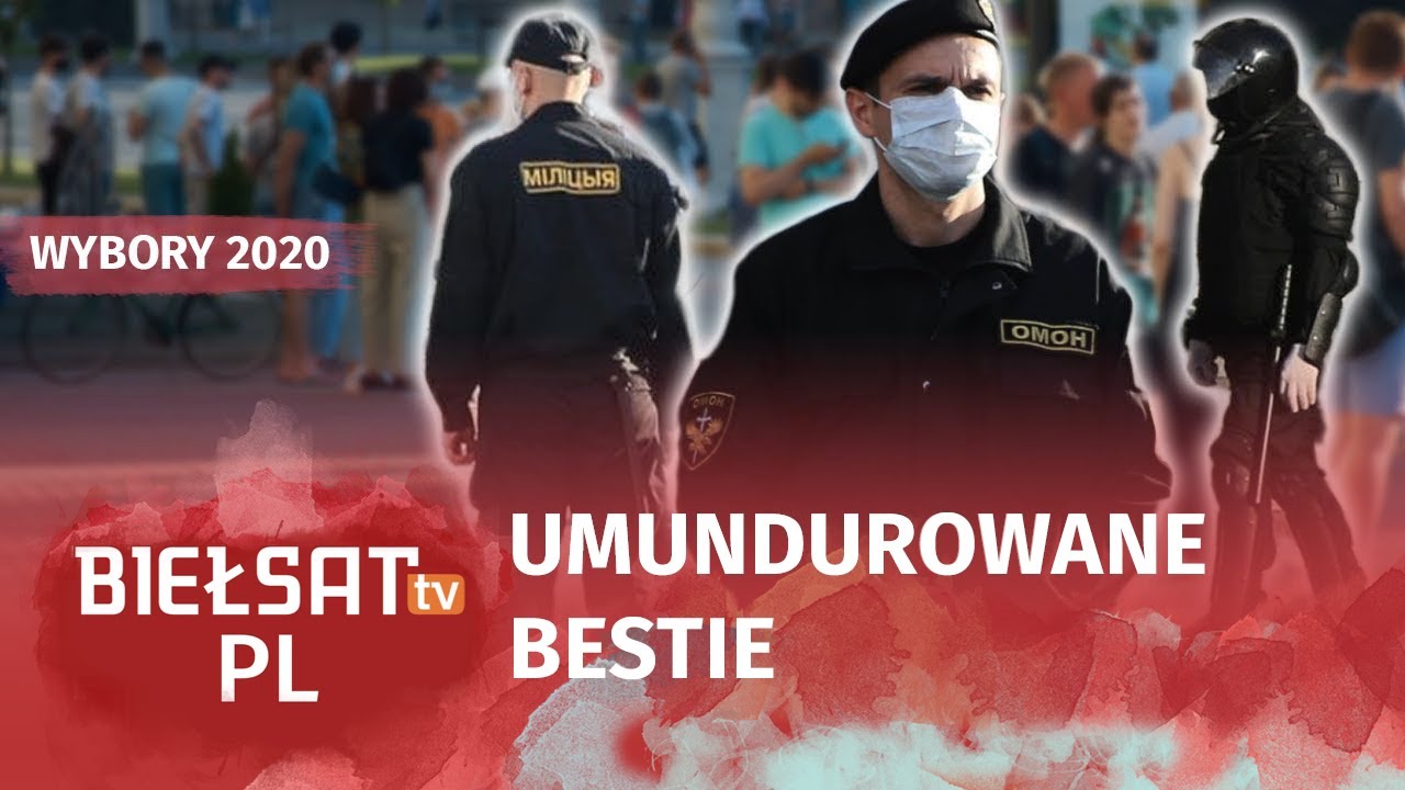 Brutalne zatrzymania podczas pokojowych protestów na Białorusi / Wybory prezydenckie 2020