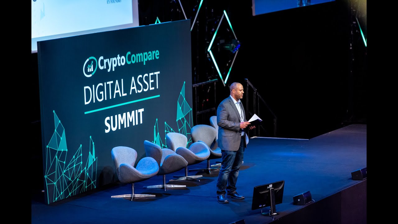 Art Claybon (EY Foundry) at the CryptoCompare Digital Asset Summit, London, June 2019
