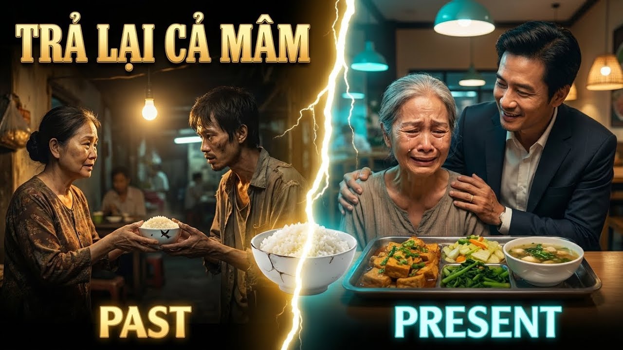 Cho người khác một bát cơm lúc túng quẫn được trả lại cả mâm nhân quả báo