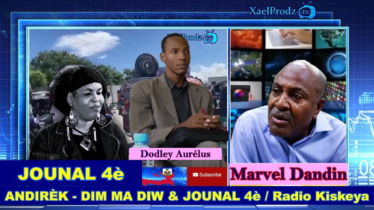 🔴LIVE JOUNAL 4è - ( DIM MA DIW avèk Marvel Dandin ) / Vandredi 13 Mas 2026 - ( Radio Kiskeya )