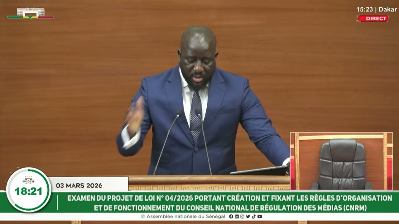 Réponses du ministre Alioune SALL sur  le projet de loi N°04/2026 (CNRM)