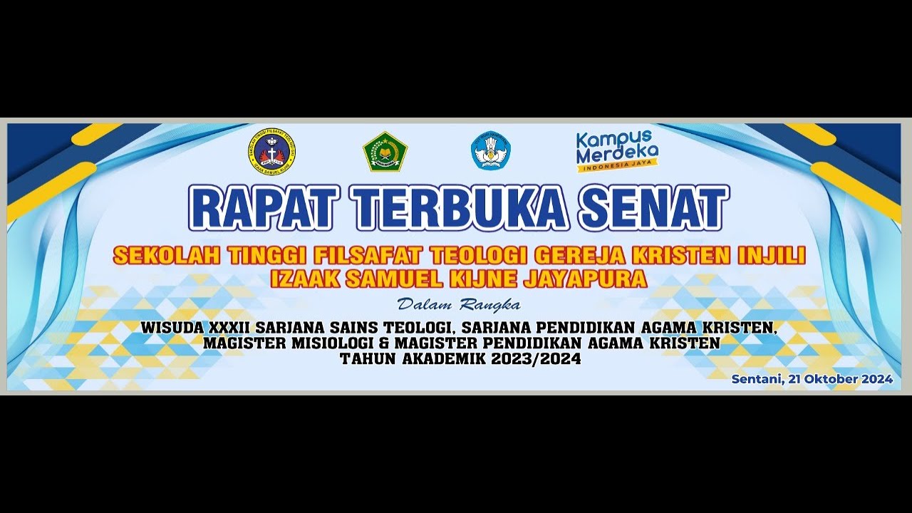 WISUDA STFT GKI I.S.KIJNE JAYAPURA TAHUN AKADEMIK 2023/2024