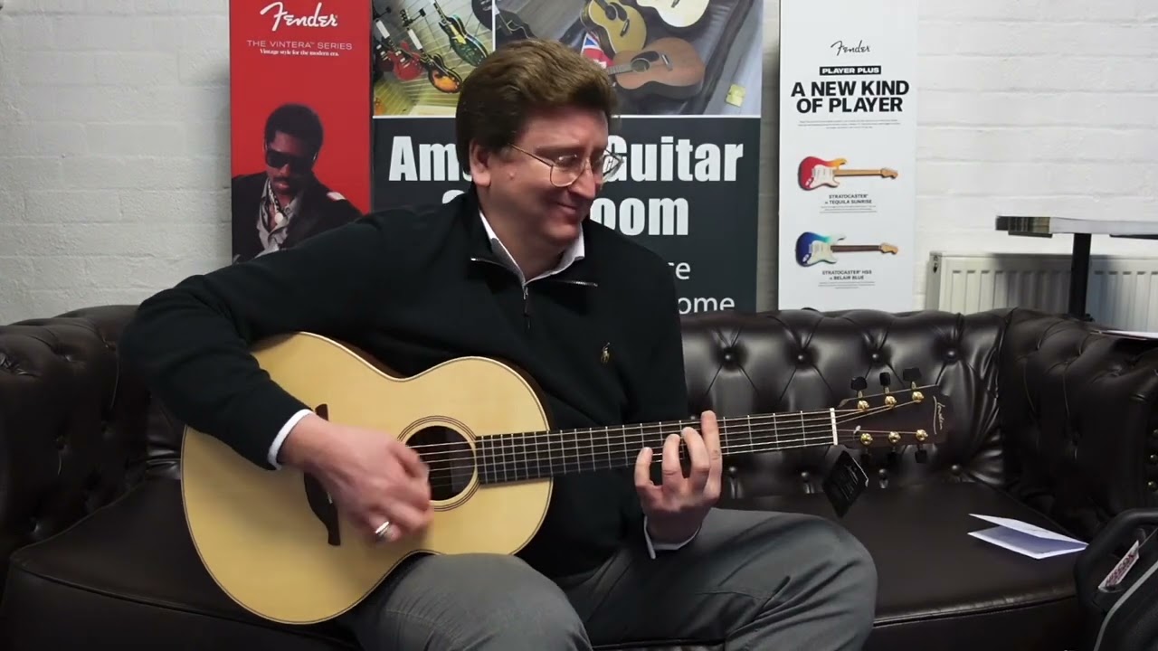 Lowden S-34 Koa/Solid Spruce Acoustic Guitar - Rimmers Music Demonstration With James