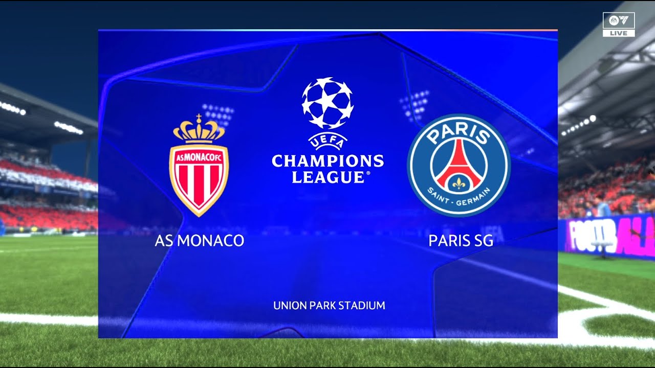 UEFA Champions League 25/26 Play Offs - AS Monaco v Paris SG