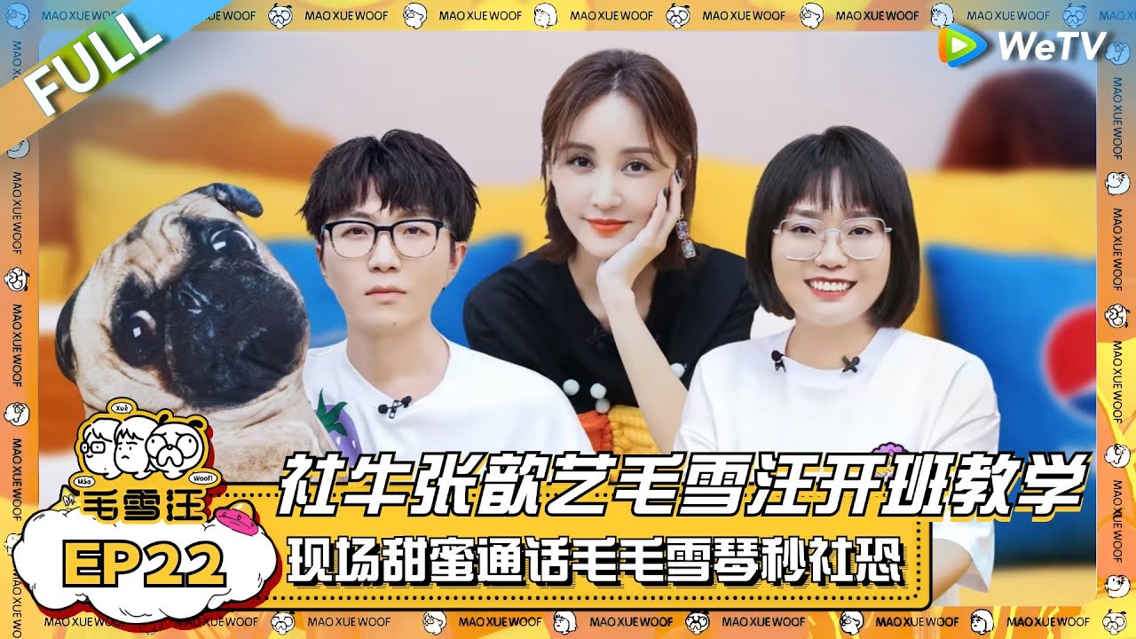 社牛张歆艺开班教学毛不易李雪琴！现场与袁弘甜蜜通话 毛毛雪琴秒社恐？|《毛雪汪》EP22 FULL #综艺 #张歆艺 #李雪琴 #毛不易