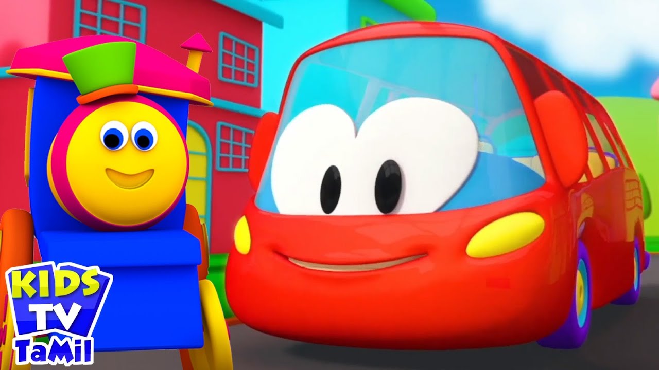 Wheels On the Bus, பேருந்தில் சக்கரங்கள், Tamil Rhymes and School Bus Song