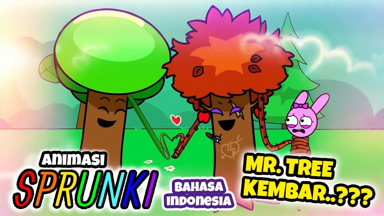 KEMBARAN MR TREE 🌳🍄Animasi Sprunki Bahasa Indonesia