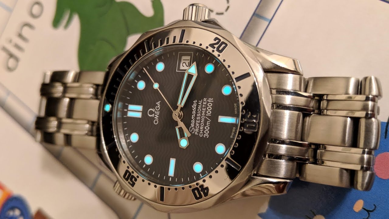 Часы для дайвинга Omega Seamaster Professional 300M среднего размера 2552.80