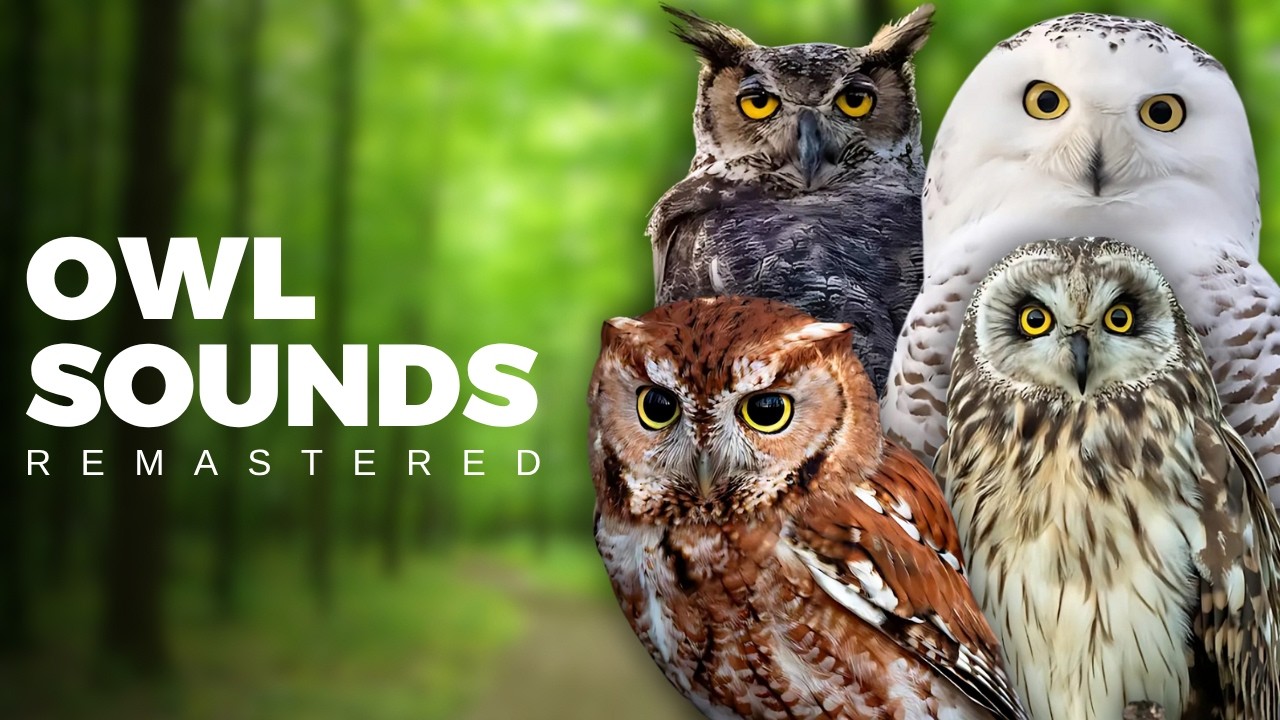 The Best Sounds of American Owls – Full HD 60fps Remastered
