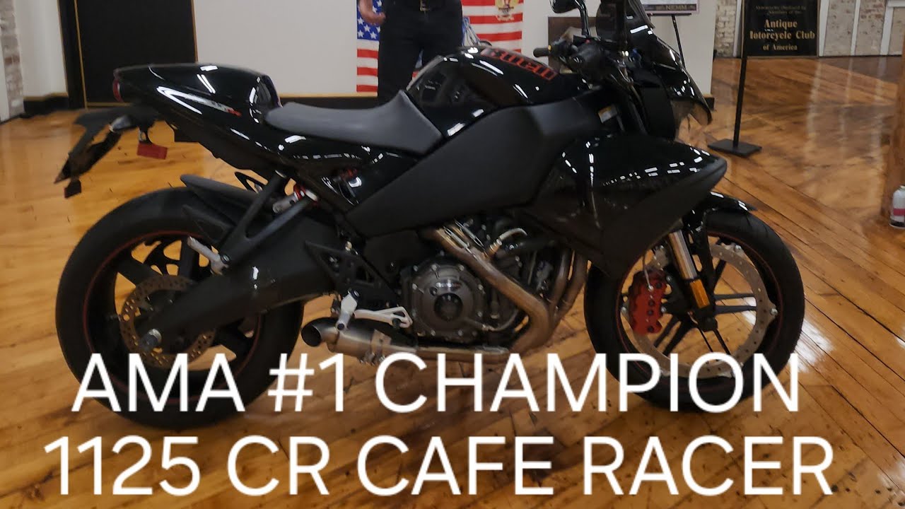 BUELL 1125CR CAFE RACER 2009 A.M.A. 🏆 SUPERSPORT CHAMPION