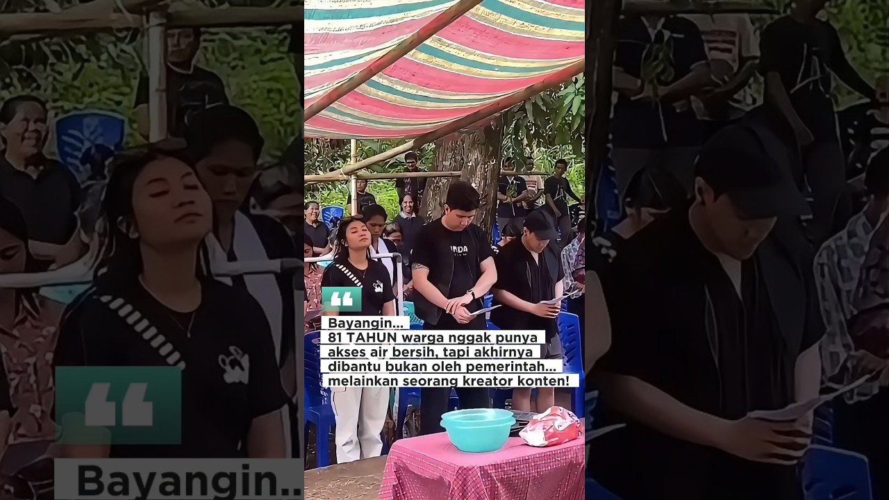 81 tahun tanpa air bersih 🥲#WindahBasudara #Inspirasi #PerubahanSosial #FYP #Viral