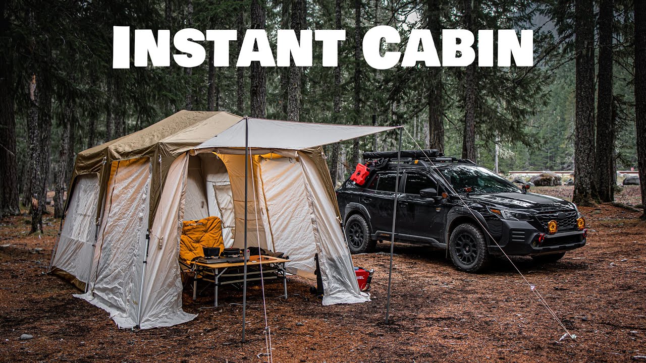 NEW KingCamp Instant Cabin Tent / Vtoman / Bluetti AC2A / Subaru Outback Wilderness