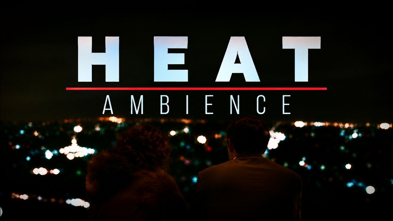 Heat (1995) Ultra-Slowed Ambience | L.A. Skyline Night