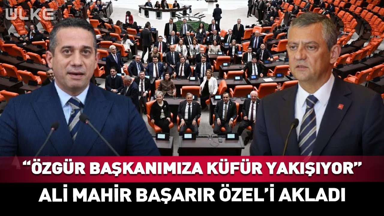 Ali Mahir Başarır Özgür Özel'in Küfürlerini Akladı! #haber