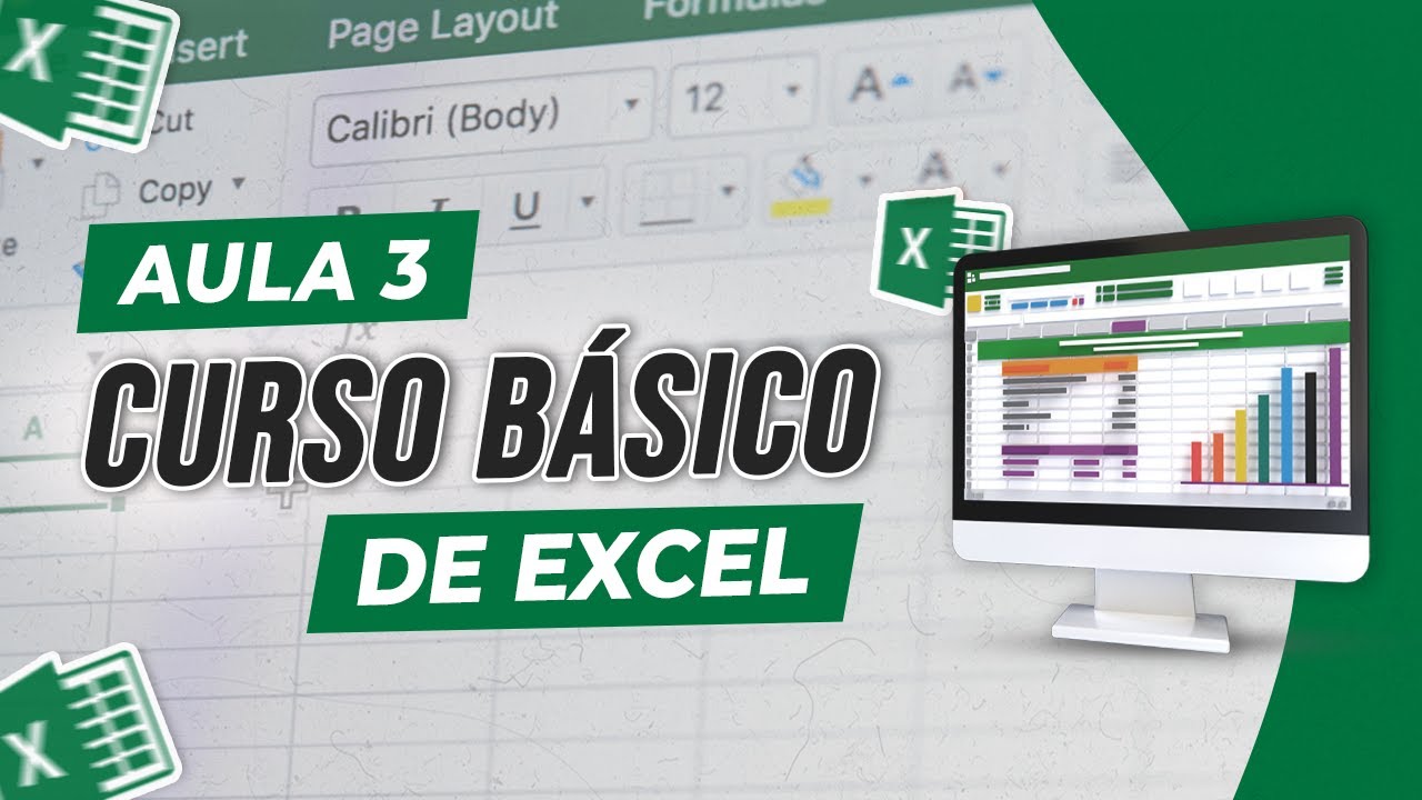 Curso de Excel B&aacute;sico - Aula 3