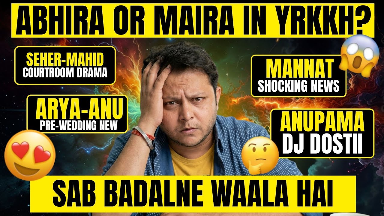 YRKKH, SEHER-MAHID, MANNAT, ARYA- ANU TALKS #yrkkh