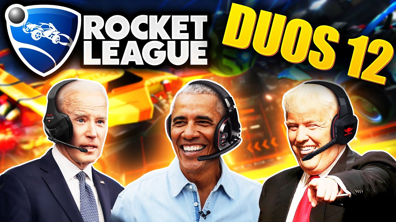 US Presidents Play Rocket League Duos 12