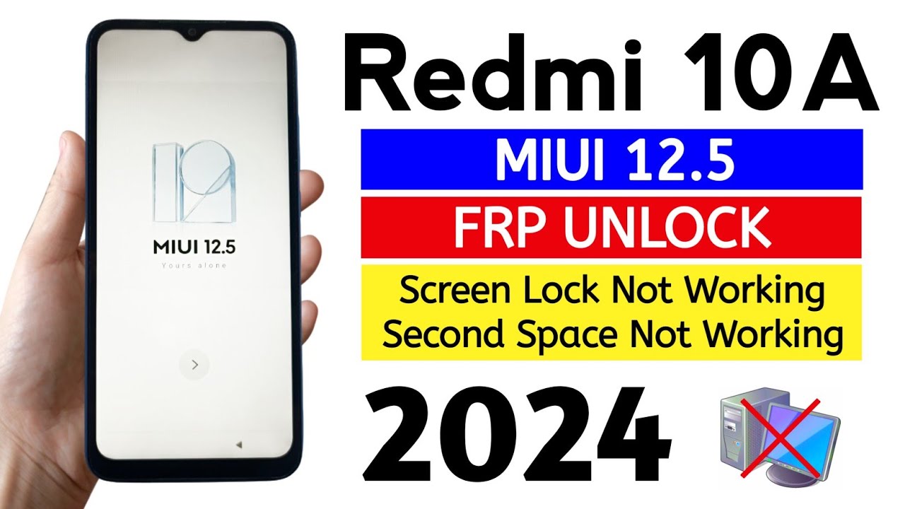 Redmi 10A MIUI12.5 Frp Bypass Without Pc | 100% Working Method.