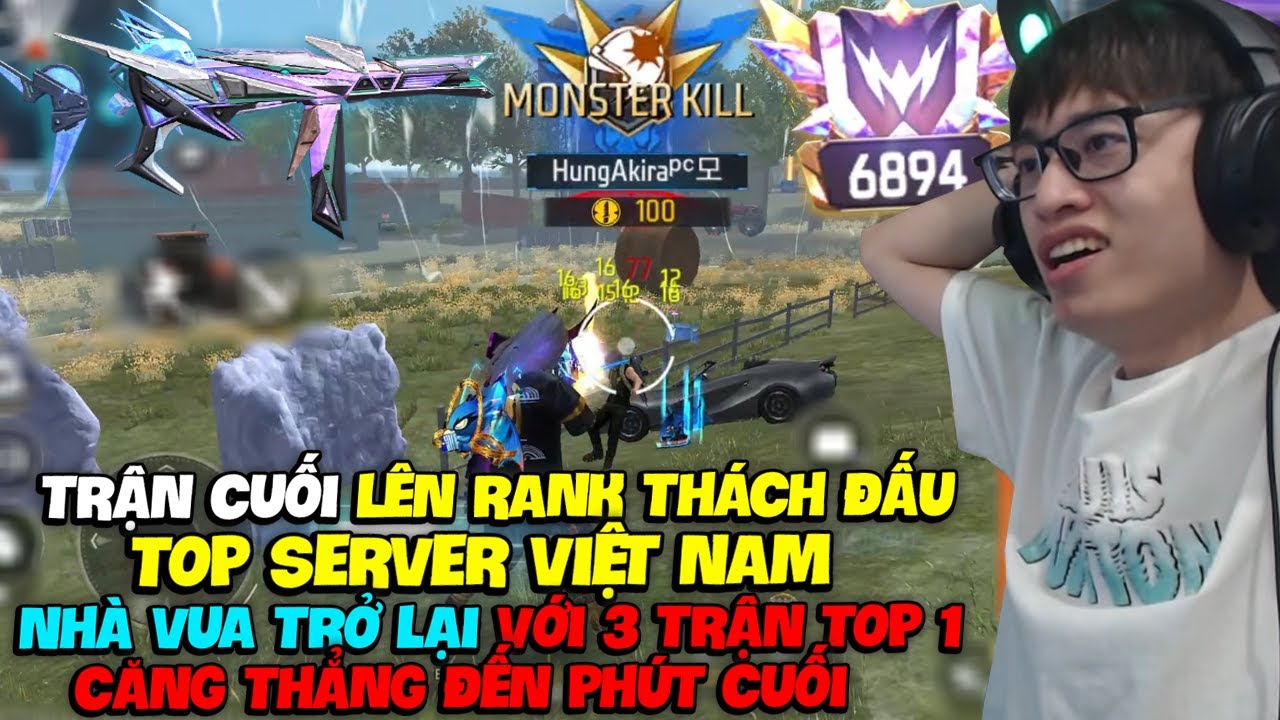HÙNG AKIRA BẬT TÁO 145K TRẬN CUỐI LÊN RANK THÁCH ĐẤU 8700 ĐIỂM VỚI 3 TOP 1 CĂNG THẲNG TỚI PHÚT CUỐI
